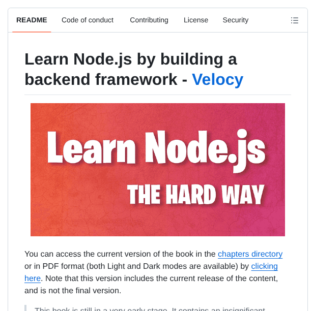 Ishtms Learn Nodejs Hard Way screenshot