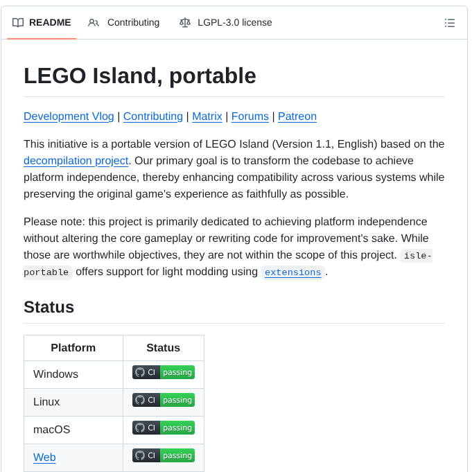 Isledecomp Isle Portable screenshot