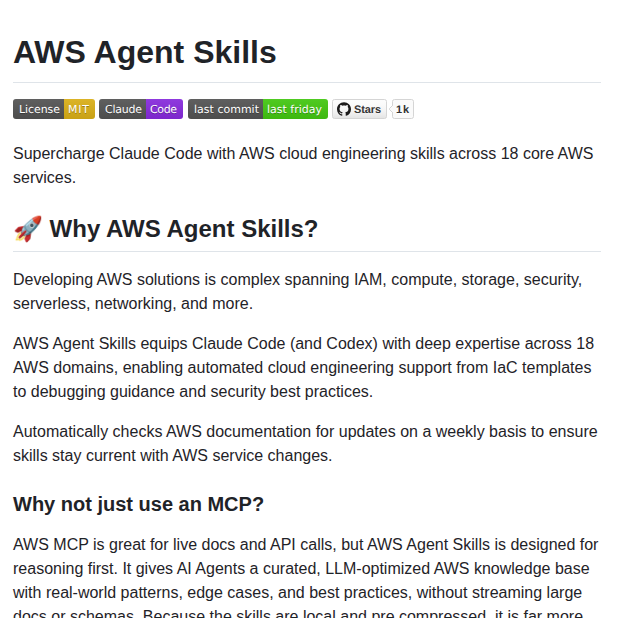 Itsmostafa Aws Agent Skills screenshot