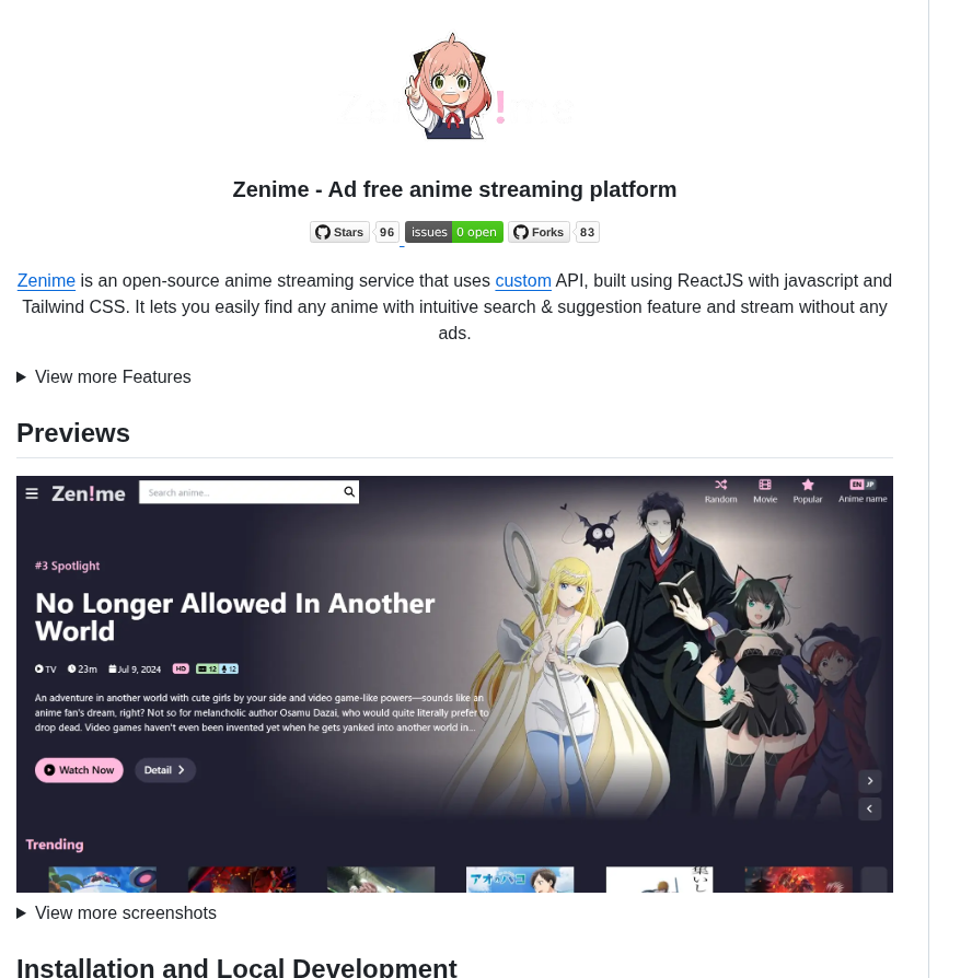 Itzzzme Zenime screenshot