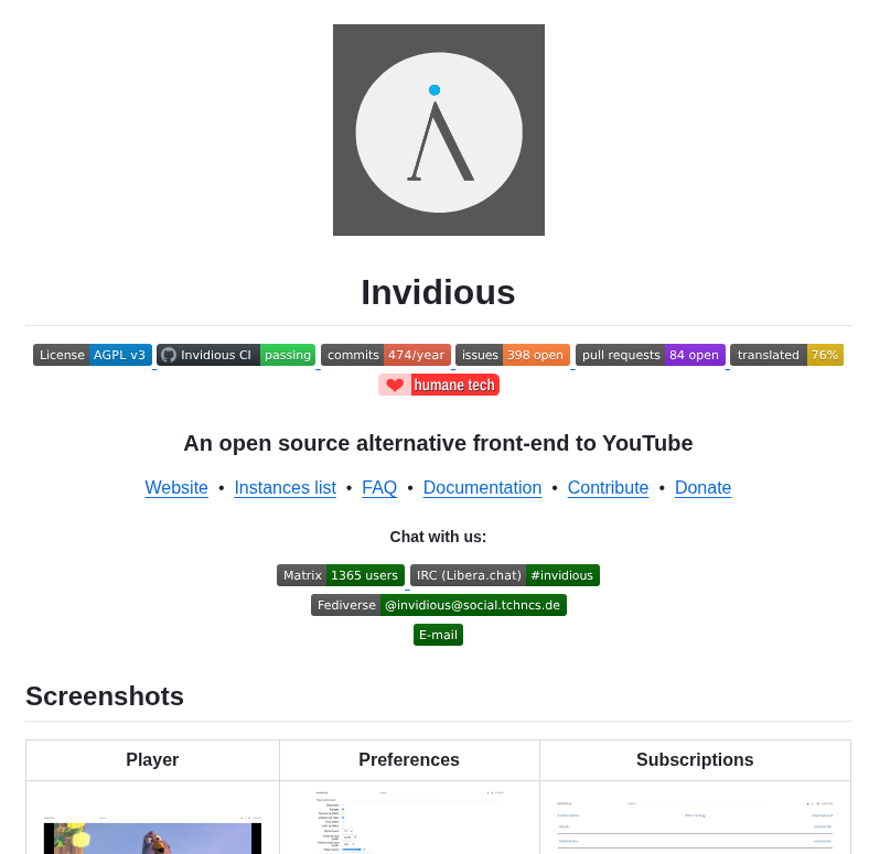 Iv Org Invidious screenshot