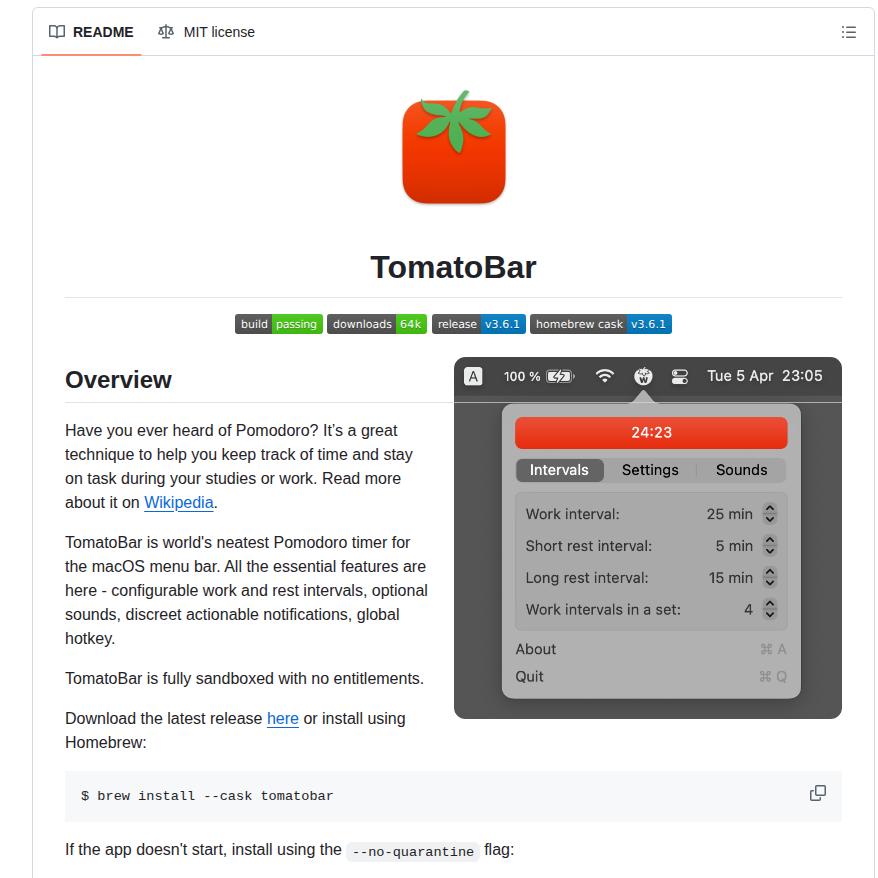 Ivoronin Tomatobar screenshot