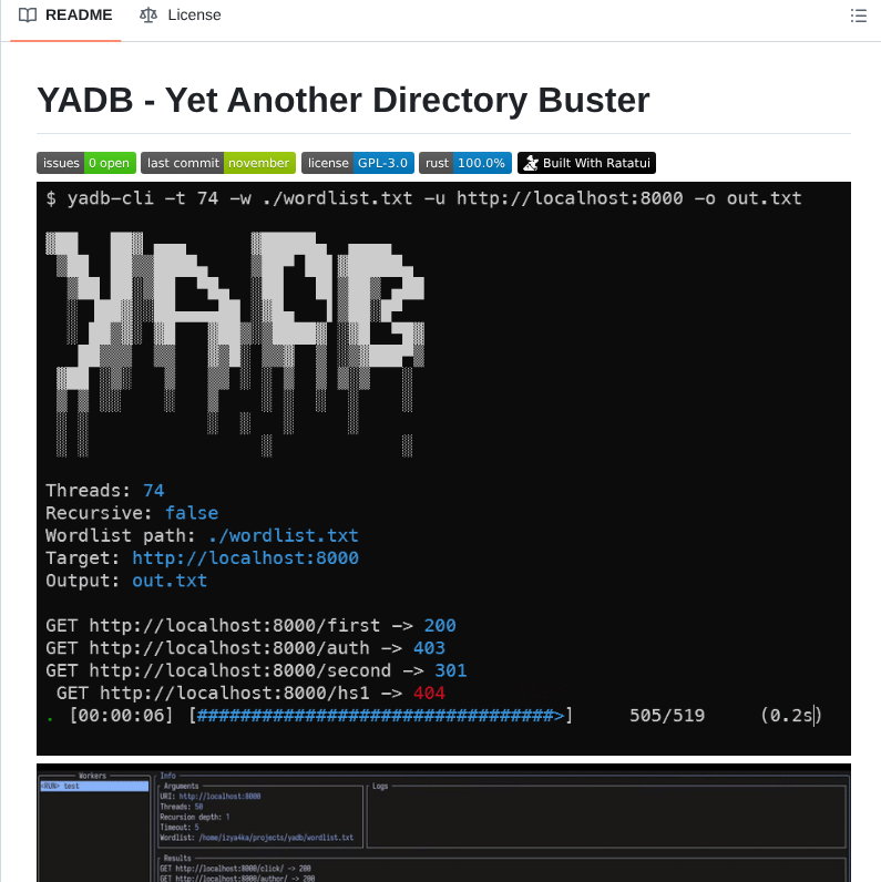 Izya4ka Yadb screenshot