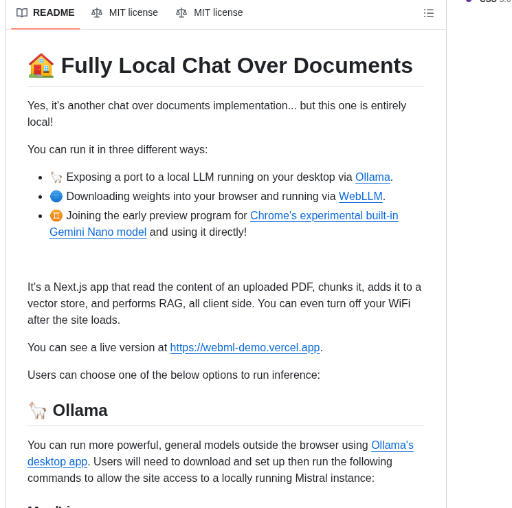 Jacoblee93 Fully Local Pdf Chatbot screenshot