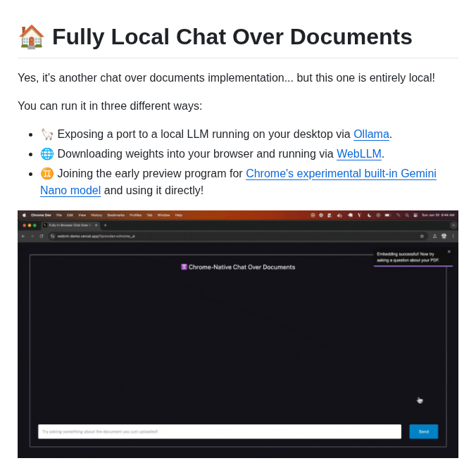 Jacoblee93 Fully Local Pdf Chatbot screenshot
