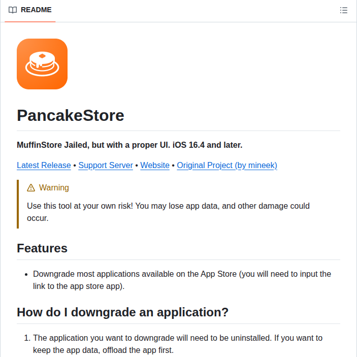 Jailbreakdotparty Pancakestore screenshot