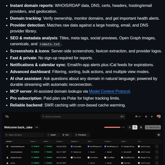 Jakejarvis Domainstack.io screenshot