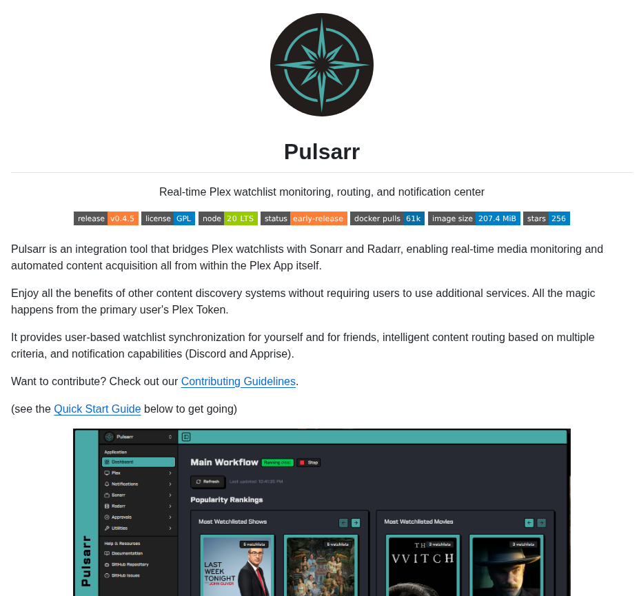 Jamcalli Pulsarr screenshot