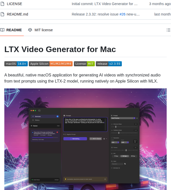 James See Ltx Video Mac screenshot
