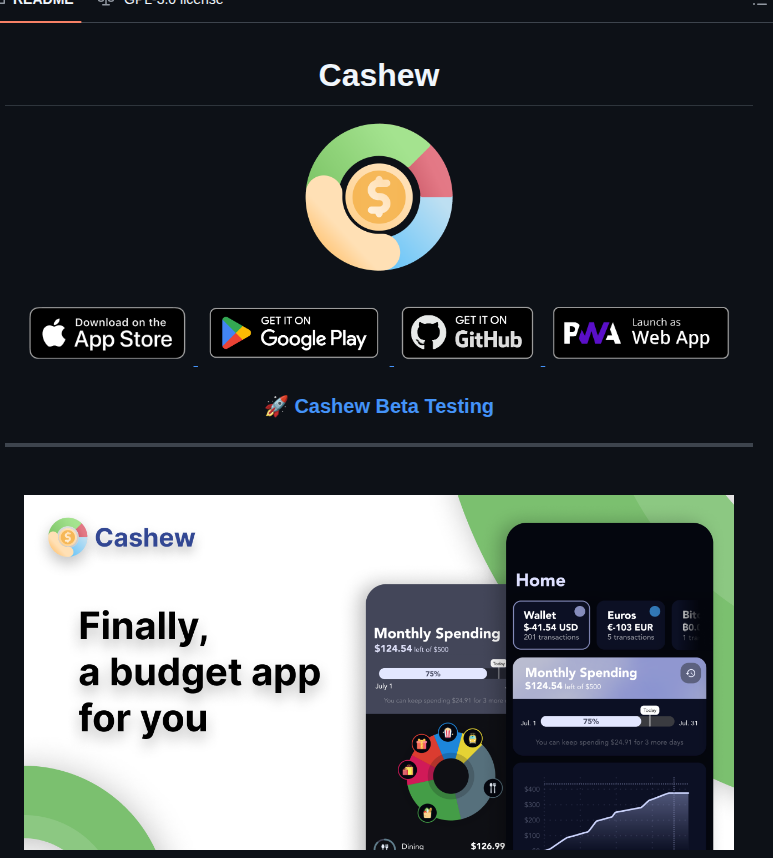 Jameskokoska Cashew screenshot