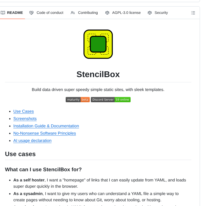 Jamesread Stencilbox screenshot