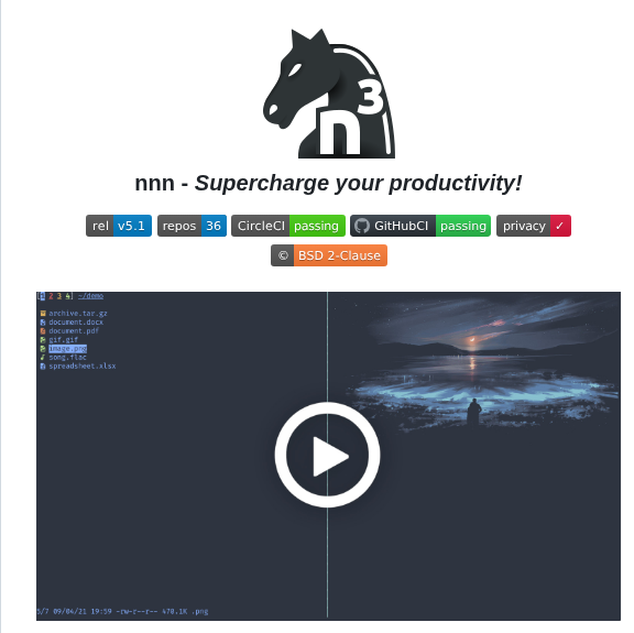 Jarun Nnn screenshot