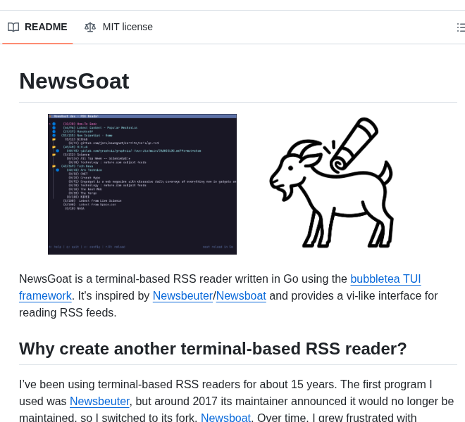 Jarv Newsgoat screenshot