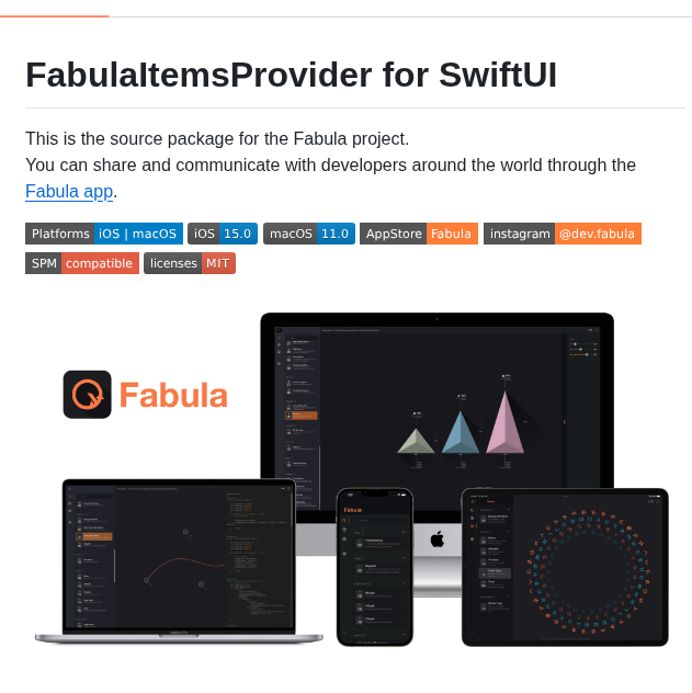 Jasudev Fabulaitemsprovider screenshot