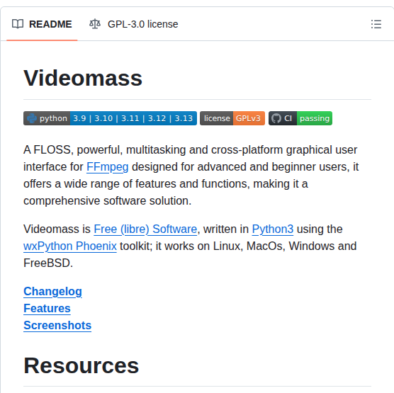 Jeanslack Videomass screenshot