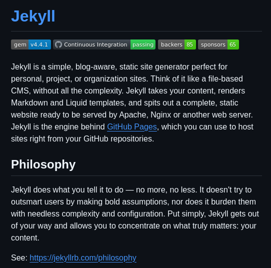 Jekyll Jekyll screenshot