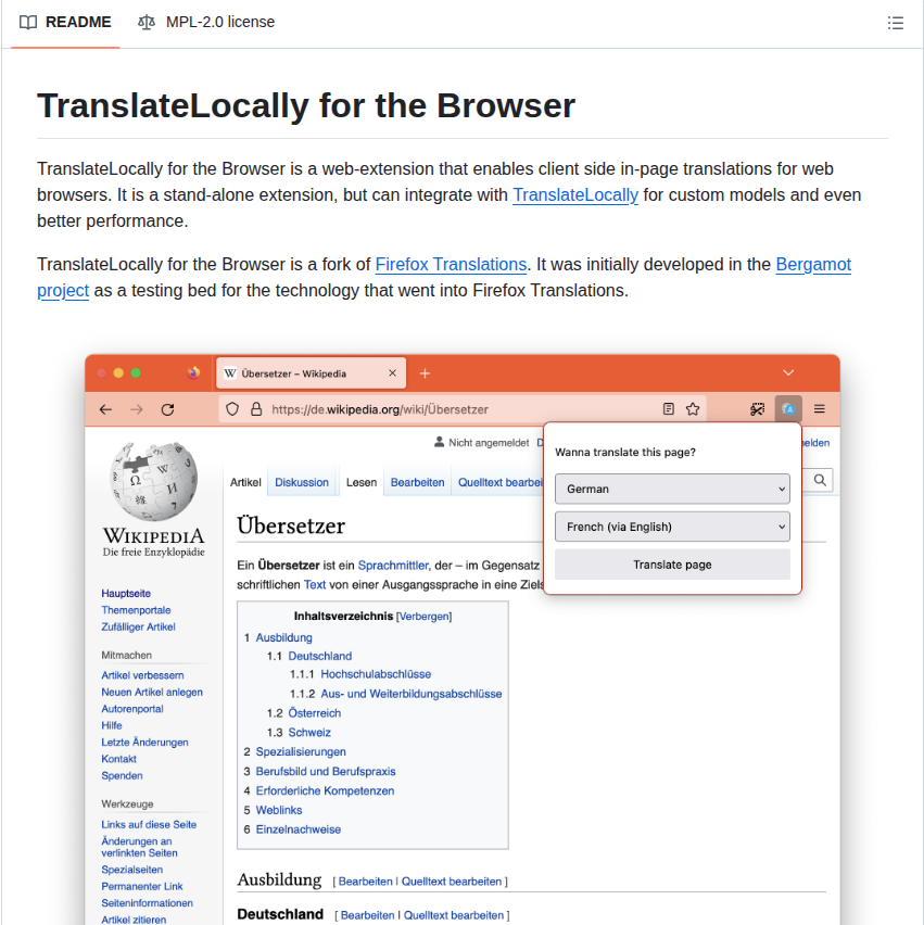 Jelmervdl Translatelocally Web Ext screenshot