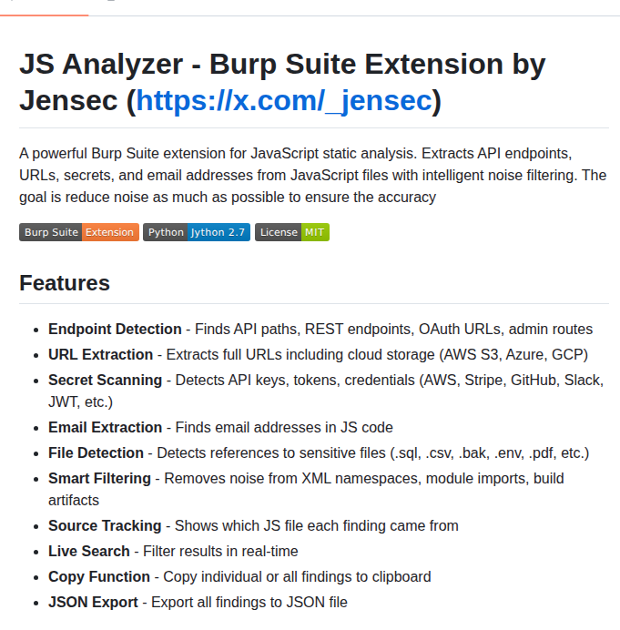 Jenish Sojitra Jsanalyzer screenshot