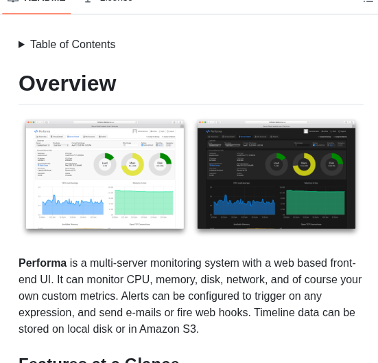 Jhuckaby Performa screenshot