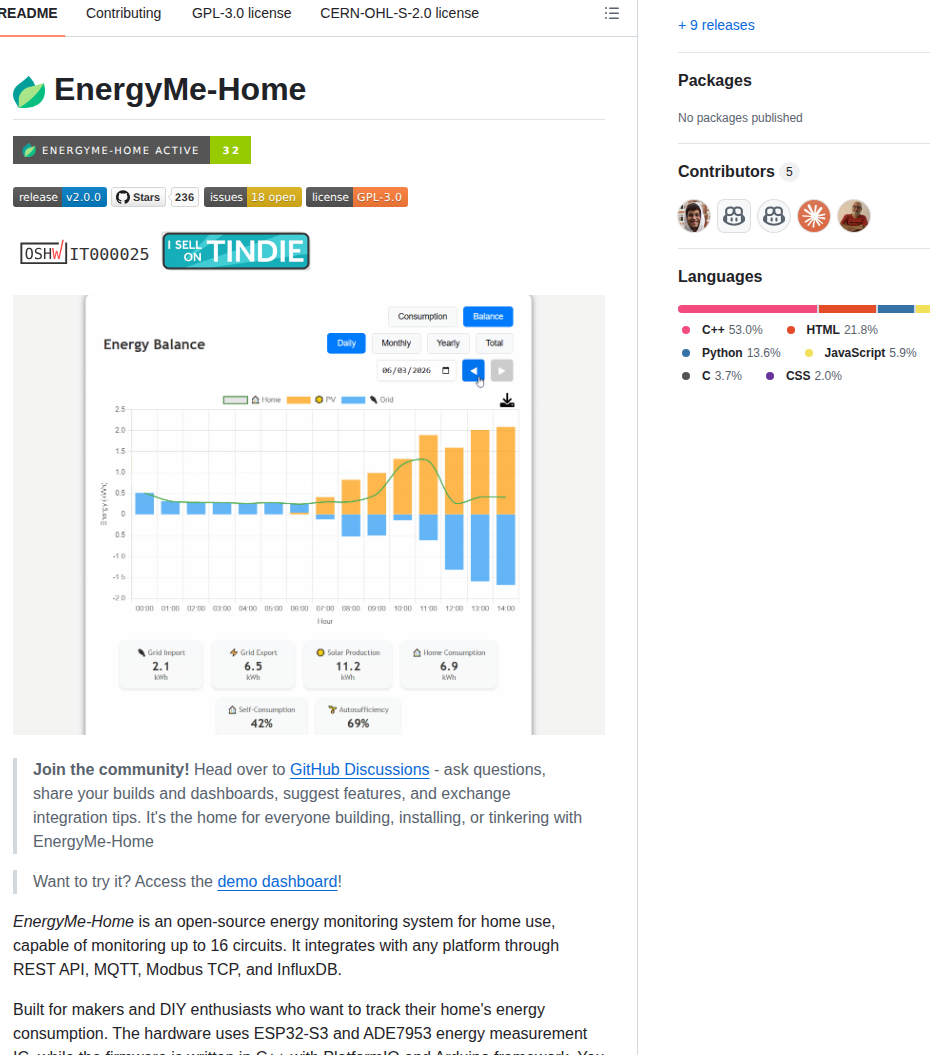 Jibrilsharafi Energyme Home screenshot