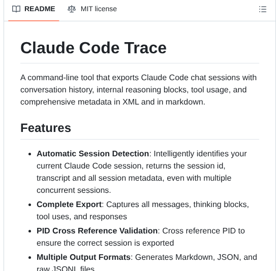 Jimmc414 Cctrace screenshot