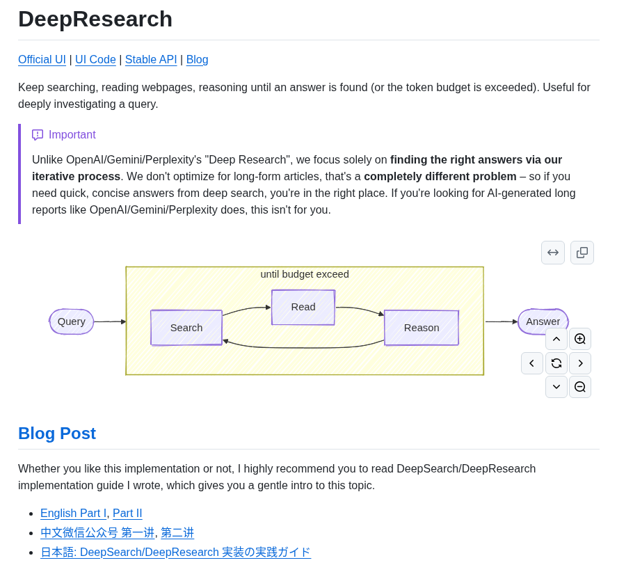 Jina Ai Node Deepresearch screenshot