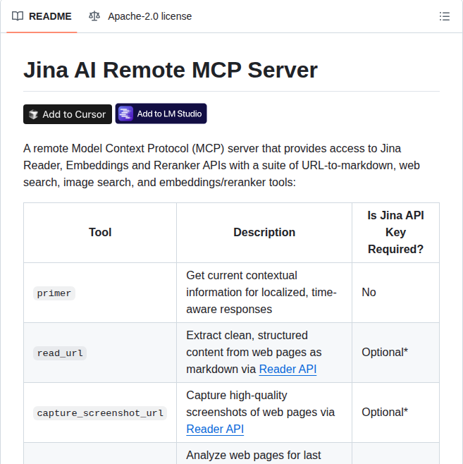 Jina Ai Mcp screenshot