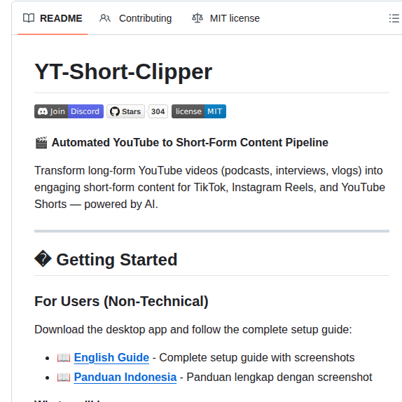 YT Short Clipper：YouTubeの長尺動画を自動でショート動画に変換するツール - AIツール日本語解説 | AI Heartland