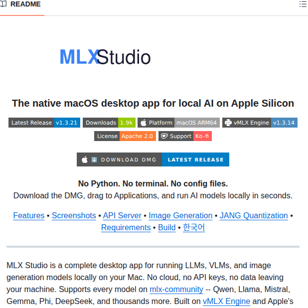 Jjang Ai Mlxstudio screenshot