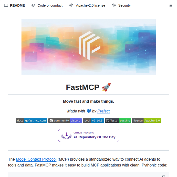 Jlowin Fastmcp screenshot