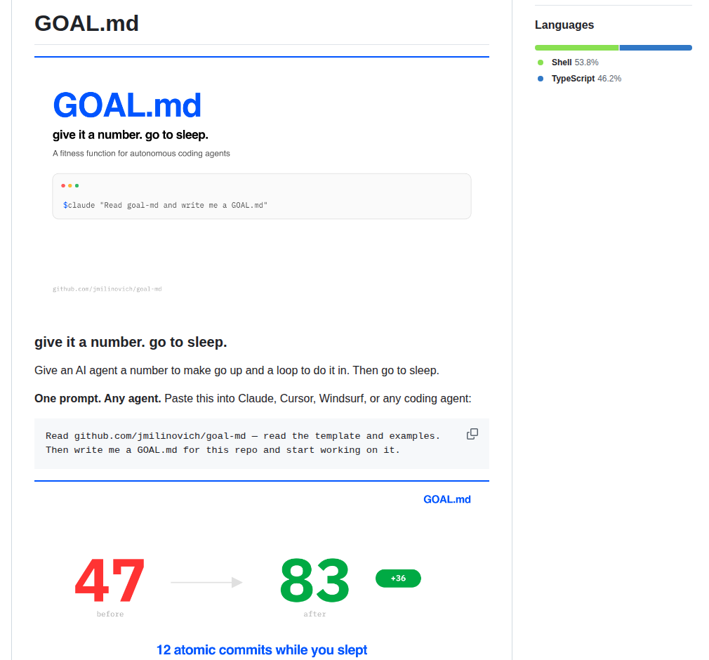 Jmilinovich Goal Md screenshot
