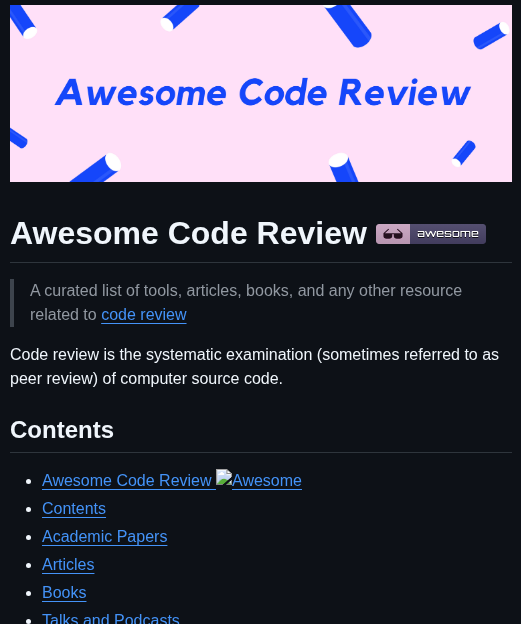 Joho Awesome Code Review screenshot