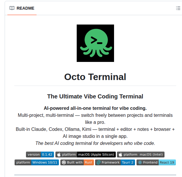 Johunsang Octo Terminal Releases screenshot