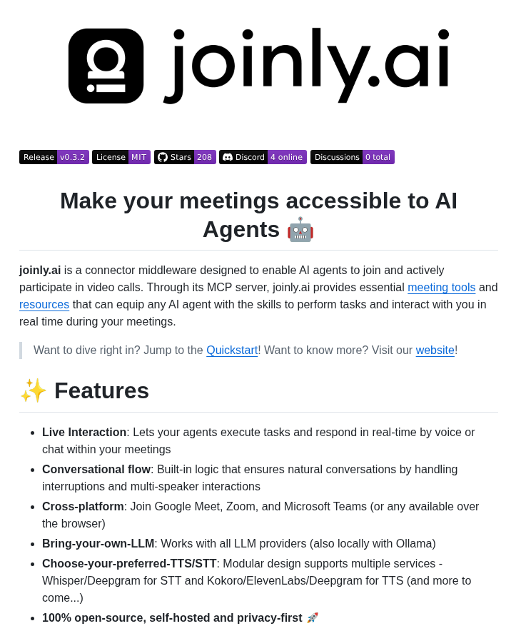 Joinly Ai Joinly screenshot