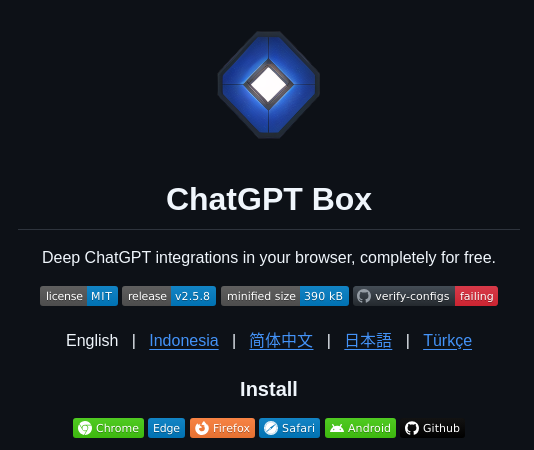 Josstorer Chatgptbox screenshot