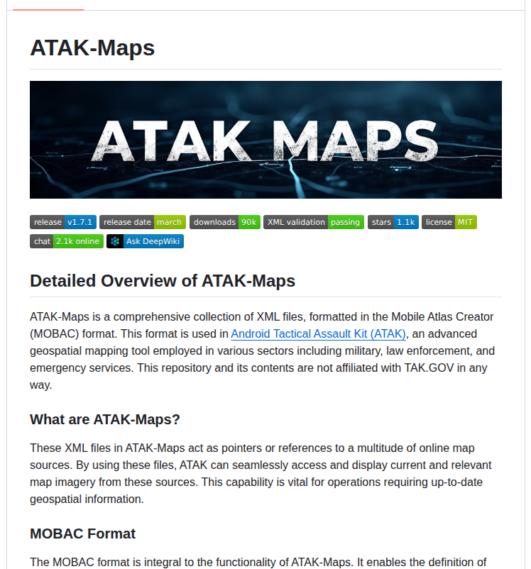 Joshuafuller Atak Maps screenshot