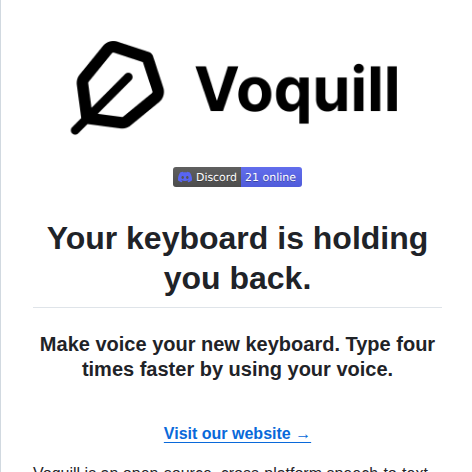 Josiahsrc Voquill screenshot