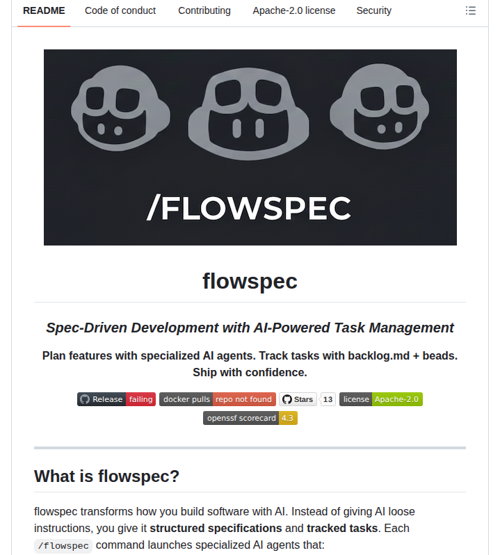 Jpoley Flowspec screenshot