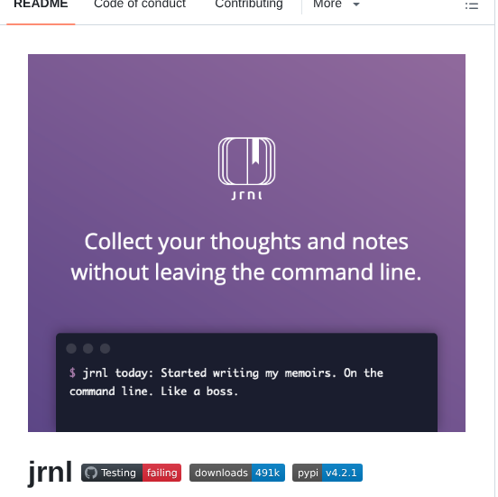 Jrnl Org Jrnl screenshot