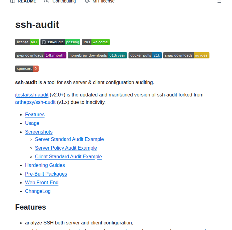 Jtesta Ssh Audit screenshot