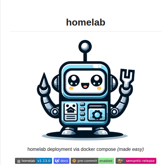 Juftin Homelab screenshot