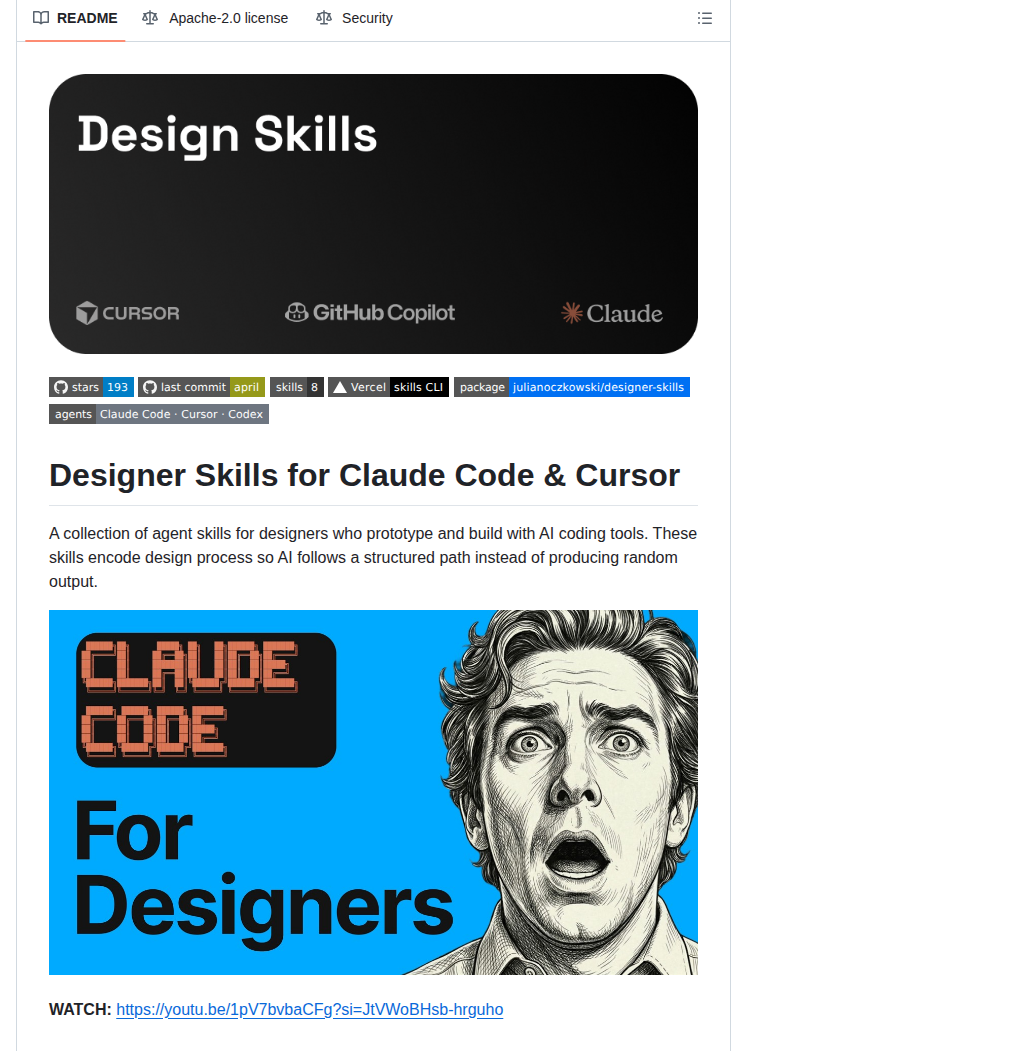 Julianoczkowski Designer Skills screenshot