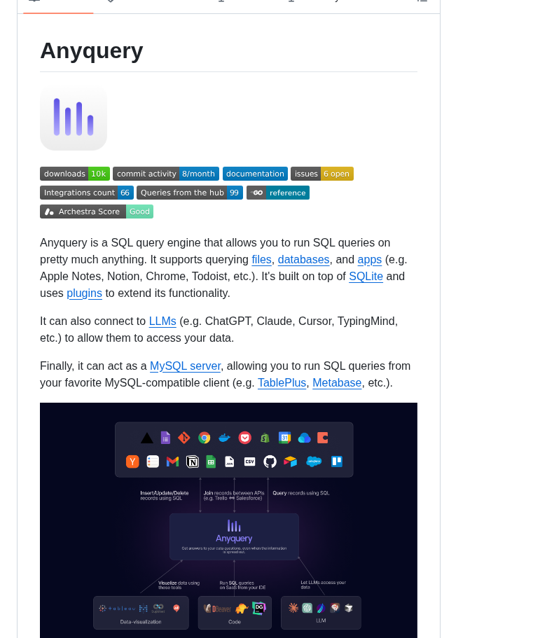 Julien040 Anyquery screenshot