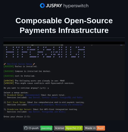 Juspay Hyperswitch screenshot