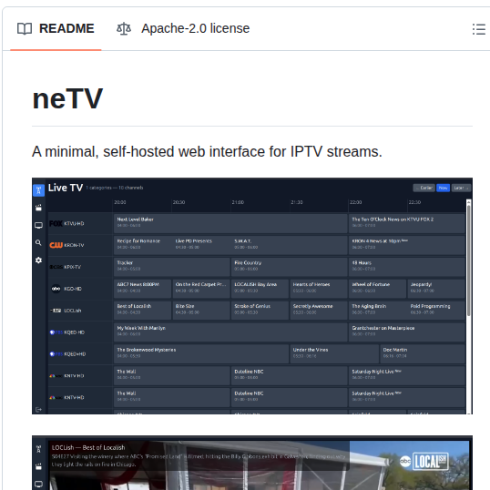 Jvdillon Netv screenshot