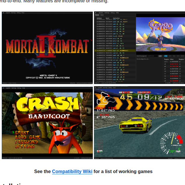 Kaezrr Starpsx screenshot