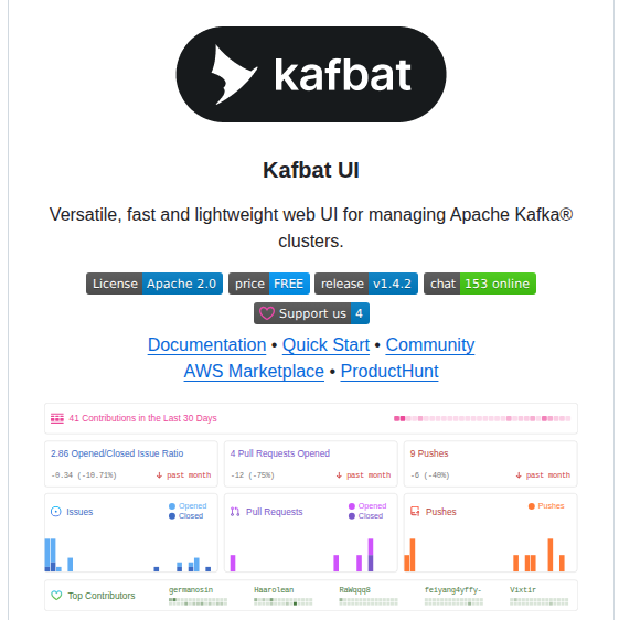 Kafbat Kafka Ui screenshot