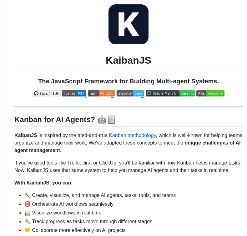 Kaiban Ai Kaibanjs screenshot