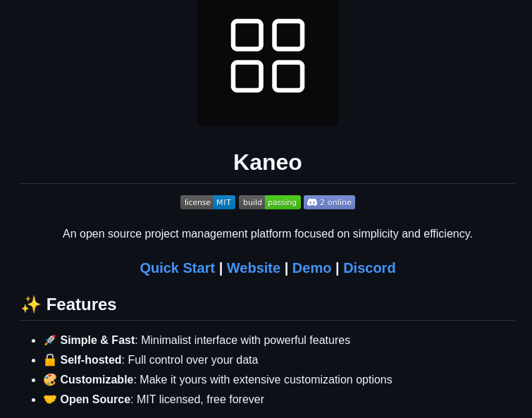 Kaneo App App screenshot