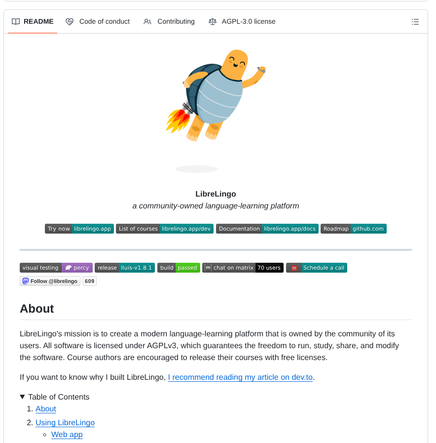 Kantord Librelingo screenshot